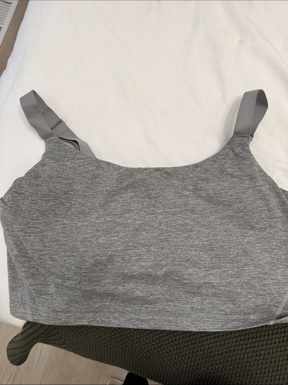aerie Heather Gray Seamless Bralette Tank - Grey